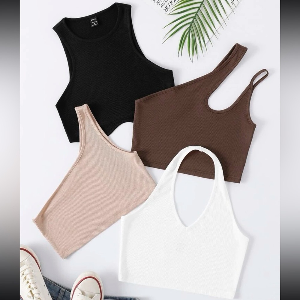 4-pack Rib Knit Top